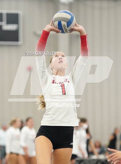 Thumbnail 1 in St. Mary's Prep vs. South Lyon East (Motor City Power Series) photogallery.