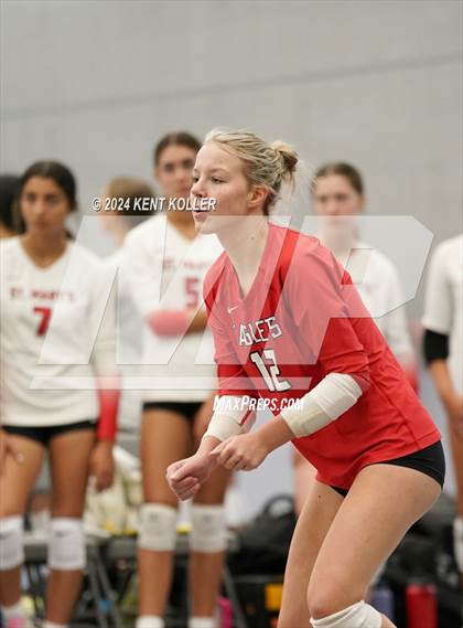 Thumbnail 2 in St. Mary's Prep vs. South Lyon East (Motor City Power Series) photogallery.