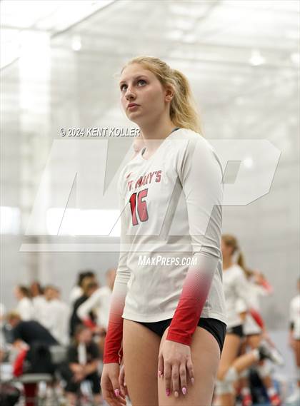 Thumbnail 3 in St. Mary's Prep vs. South Lyon East (Motor City Power Series) photogallery.