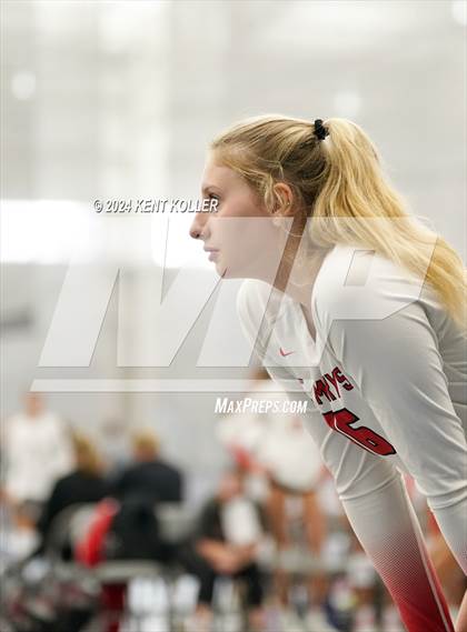 Thumbnail 3 in St. Mary's Prep vs. South Lyon East (Motor City Power Series) photogallery.