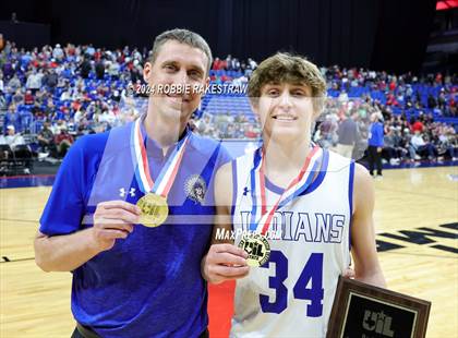 Thumbnail 3 in Lipan vs. Shelbyville (UIL 2A Basketball Final Medal Ceremony) photogallery.