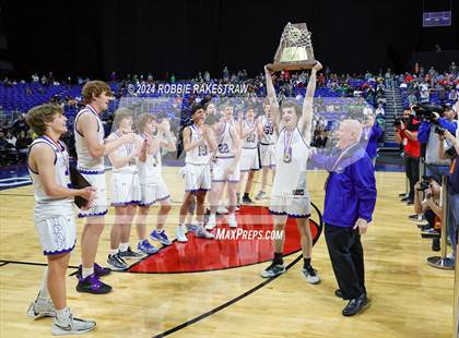 Thumbnail 3 in Lipan vs. Shelbyville (UIL 2A Basketball Final Medal Ceremony) photogallery.