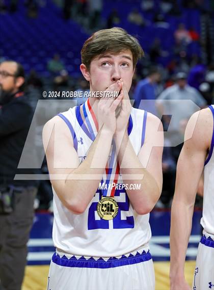 Thumbnail 2 in Lipan vs. Shelbyville (UIL 2A Basketball Final Medal Ceremony) photogallery.
