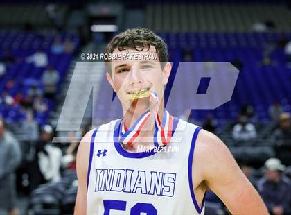 Thumbnail 2 in Lipan vs. Shelbyville (UIL 2A Basketball Final Medal Ceremony) photogallery.