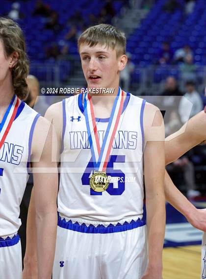 Thumbnail 1 in Lipan vs. Shelbyville (UIL 2A Basketball Final Medal Ceremony) photogallery.