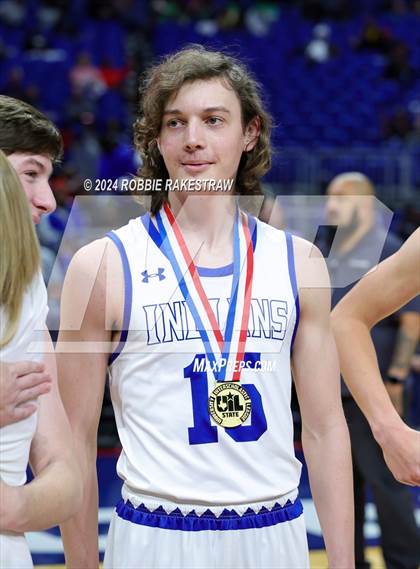 Thumbnail 2 in Lipan vs. Shelbyville (UIL 2A Basketball Final Medal Ceremony) photogallery.