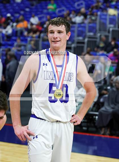 Thumbnail 1 in Lipan vs. Shelbyville (UIL 2A Basketball Final Medal Ceremony) photogallery.