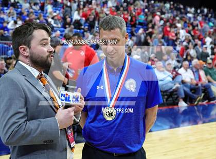 Thumbnail 3 in Lipan vs. Shelbyville (UIL 2A Basketball Final Medal Ceremony) photogallery.
