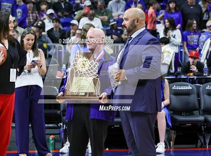 Thumbnail 1 in Lipan vs. Shelbyville (UIL 2A Basketball Final Medal Ceremony) photogallery.