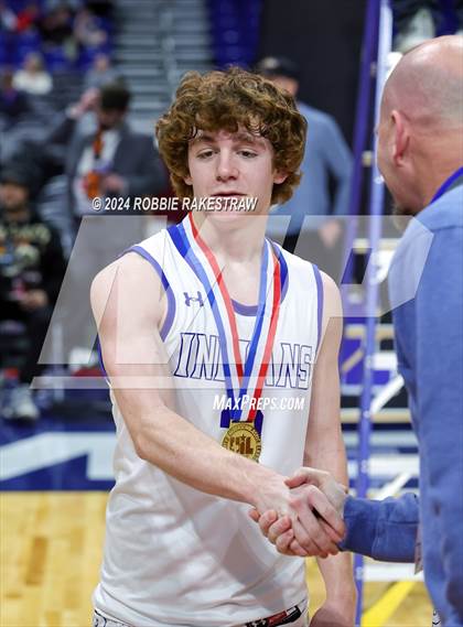 Thumbnail 1 in Lipan vs. Shelbyville (UIL 2A Basketball Final Medal Ceremony) photogallery.