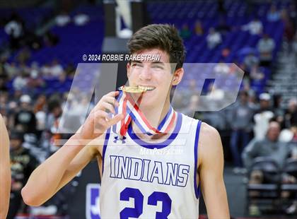 Thumbnail 3 in Lipan vs. Shelbyville (UIL 2A Basketball Final Medal Ceremony) photogallery.