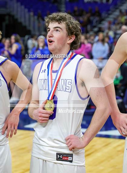 Thumbnail 2 in Lipan vs. Shelbyville (UIL 2A Basketball Final Medal Ceremony) photogallery.