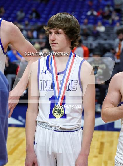 Thumbnail 1 in Lipan vs. Shelbyville (UIL 2A Basketball Final Medal Ceremony) photogallery.