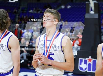 Thumbnail 2 in Lipan vs. Shelbyville (UIL 2A Basketball Final Medal Ceremony) photogallery.
