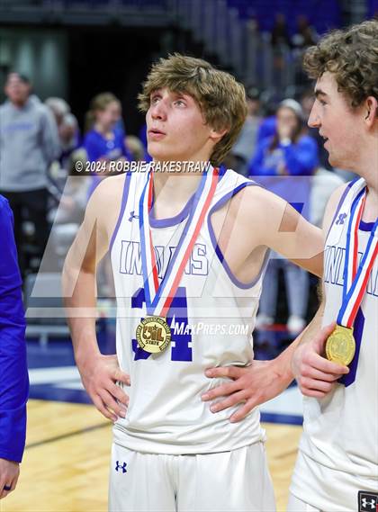 Thumbnail 1 in Lipan vs. Shelbyville (UIL 2A Basketball Final Medal Ceremony) photogallery.
