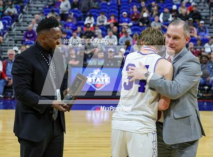 Thumbnail 1 in Lipan vs. Shelbyville (UIL 2A Basketball Final Medal Ceremony) photogallery.