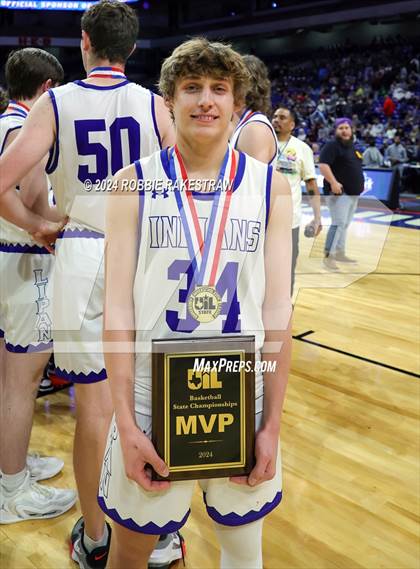 Thumbnail 3 in Lipan vs. Shelbyville (UIL 2A Basketball Final Medal Ceremony) photogallery.