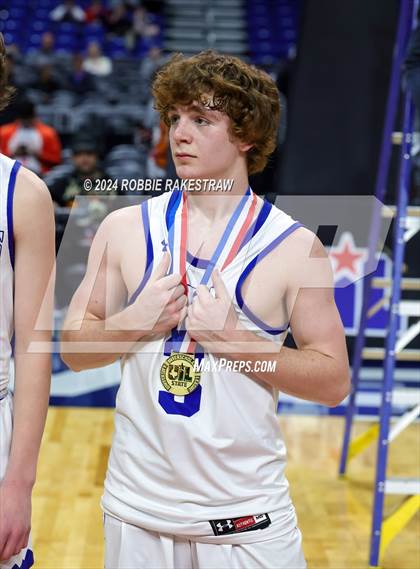 Thumbnail 1 in Lipan vs. Shelbyville (UIL 2A Basketball Final Medal Ceremony) photogallery.