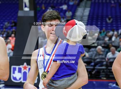 Thumbnail 1 in Lipan vs. Shelbyville (UIL 2A Basketball Final Medal Ceremony) photogallery.