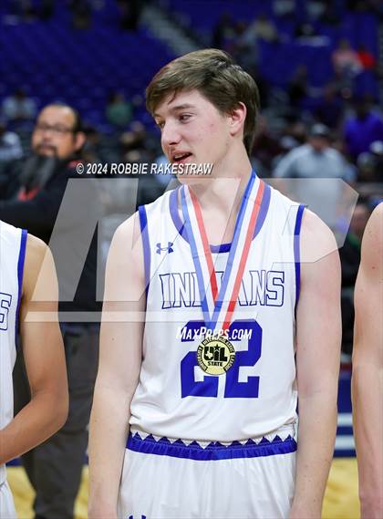 Thumbnail 2 in Lipan vs. Shelbyville (UIL 2A Basketball Final Medal Ceremony) photogallery.