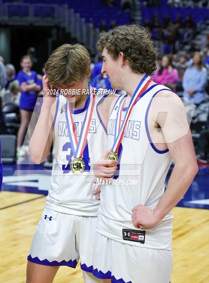 Thumbnail 2 in Lipan vs. Shelbyville (UIL 2A Basketball Final Medal Ceremony) photogallery.