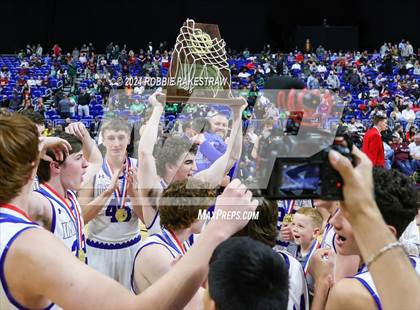Thumbnail 1 in Lipan vs. Shelbyville (UIL 2A Basketball Final Medal Ceremony) photogallery.