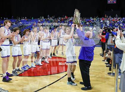 Thumbnail 3 in Lipan vs. Shelbyville (UIL 2A Basketball Final Medal Ceremony) photogallery.