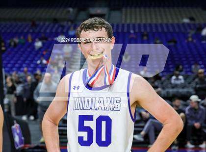 Thumbnail 3 in Lipan vs. Shelbyville (UIL 2A Basketball Final Medal Ceremony) photogallery.