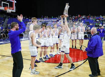 Thumbnail 1 in Lipan vs. Shelbyville (UIL 2A Basketball Final Medal Ceremony) photogallery.