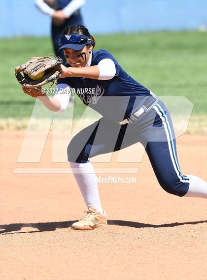 Thumbnail 2 in St. Anthony @ Quartz Hill (CIF SS Softball D3 Second Round Playoff) photogallery.