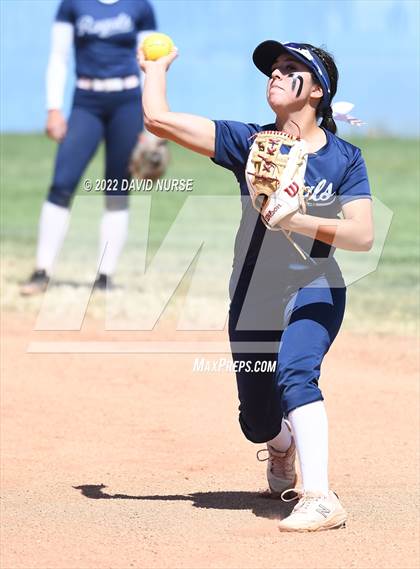 Thumbnail 1 in St. Anthony @ Quartz Hill (CIF SS Softball D3 Second Round Playoff) photogallery.