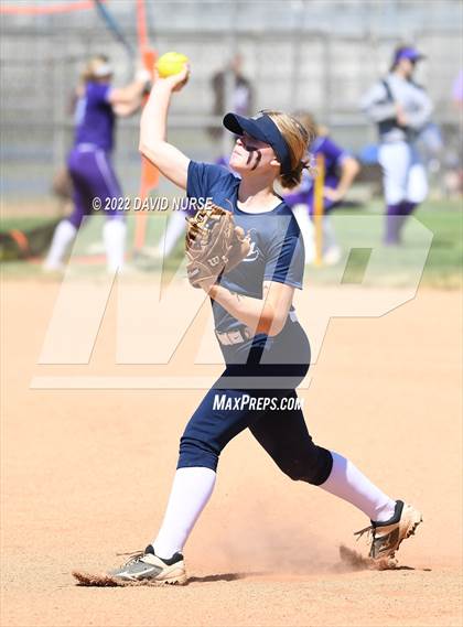 Thumbnail 3 in St. Anthony @ Quartz Hill (CIF SS Softball D3 Second Round Playoff) photogallery.