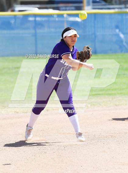 Thumbnail 2 in St. Anthony @ Quartz Hill (CIF SS Softball D3 Second Round Playoff) photogallery.
