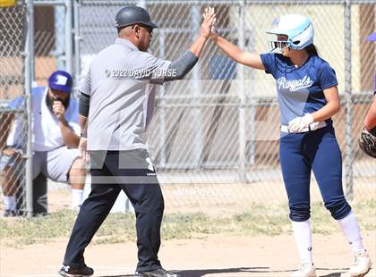 Thumbnail 3 in St. Anthony @ Quartz Hill (CIF SS Softball D3 Second Round Playoff) photogallery.