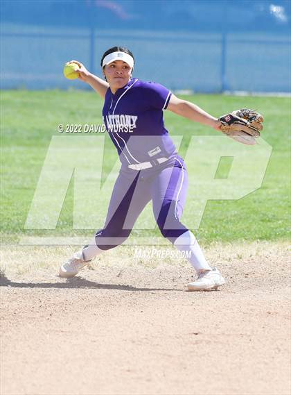 Thumbnail 3 in St. Anthony @ Quartz Hill (CIF SS Softball D3 Second Round Playoff) photogallery.