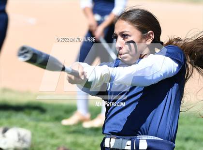 Thumbnail 3 in St. Anthony @ Quartz Hill (CIF SS Softball D3 Second Round Playoff) photogallery.