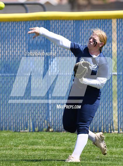 Thumbnail 1 in St. Anthony @ Quartz Hill (CIF SS Softball D3 Second Round Playoff) photogallery.