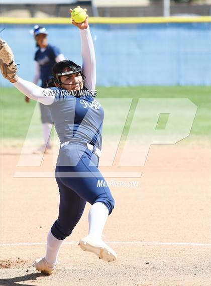 Thumbnail 1 in St. Anthony @ Quartz Hill (CIF SS Softball D3 Second Round Playoff) photogallery.