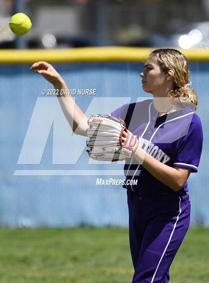 Thumbnail 2 in St. Anthony @ Quartz Hill (CIF SS Softball D3 Second Round Playoff) photogallery.