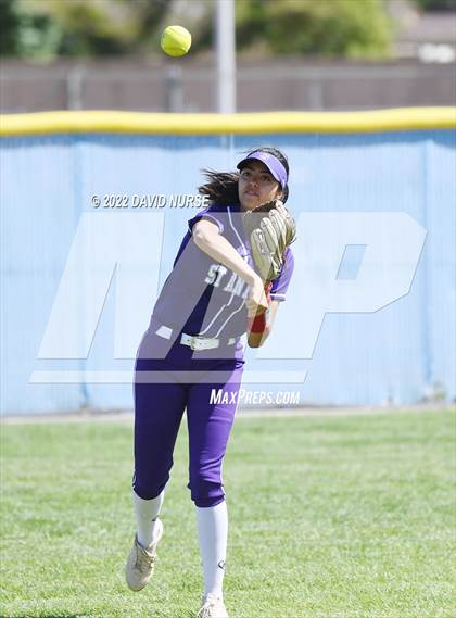 Thumbnail 3 in St. Anthony @ Quartz Hill (CIF SS Softball D3 Second Round Playoff) photogallery.