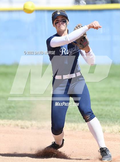 Thumbnail 2 in St. Anthony @ Quartz Hill (CIF SS Softball D3 Second Round Playoff) photogallery.