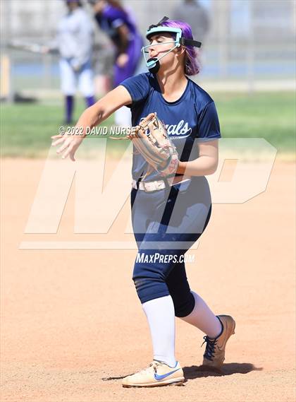 Thumbnail 3 in St. Anthony @ Quartz Hill (CIF SS Softball D3 Second Round Playoff) photogallery.