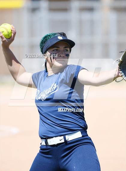 Thumbnail 3 in St. Anthony @ Quartz Hill (CIF SS Softball D3 Second Round Playoff) photogallery.