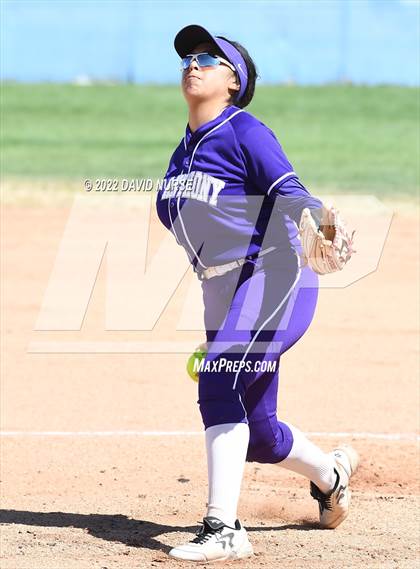 Thumbnail 2 in St. Anthony @ Quartz Hill (CIF SS Softball D3 Second Round Playoff) photogallery.