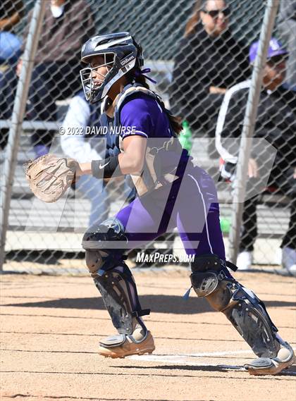 Thumbnail 2 in St. Anthony @ Quartz Hill (CIF SS Softball D3 Second Round Playoff) photogallery.
