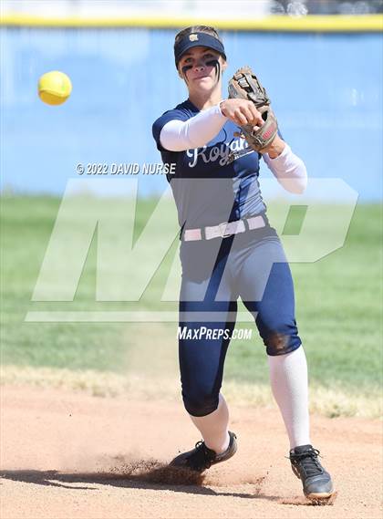 Thumbnail 1 in St. Anthony @ Quartz Hill (CIF SS Softball D3 Second Round Playoff) photogallery.