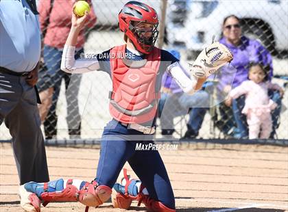 Thumbnail 3 in St. Anthony @ Quartz Hill (CIF SS Softball D3 Second Round Playoff) photogallery.