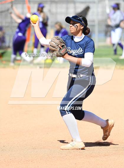 Thumbnail 1 in St. Anthony @ Quartz Hill (CIF SS Softball D3 Second Round Playoff) photogallery.