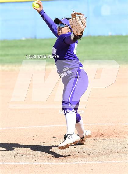Thumbnail 3 in St. Anthony @ Quartz Hill (CIF SS Softball D3 Second Round Playoff) photogallery.