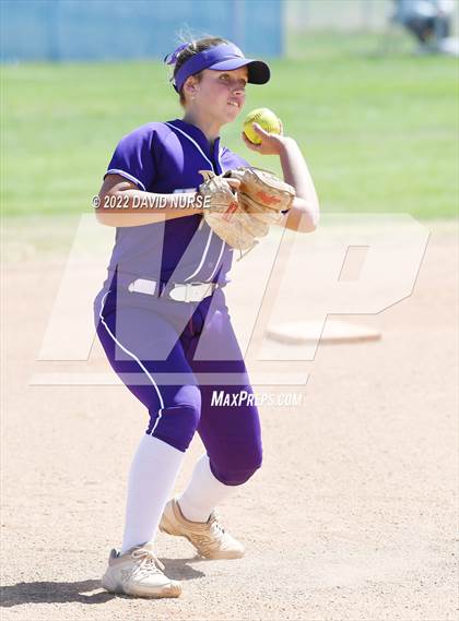 Thumbnail 1 in St. Anthony @ Quartz Hill (CIF SS Softball D3 Second Round Playoff) photogallery.